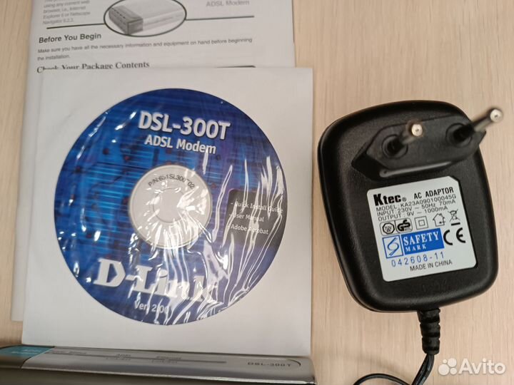 DSL-300T проводной модем для телефонной линии