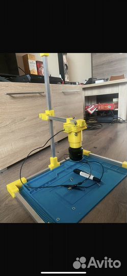 Штатив под микроскоп с камерой (Logitech HD270)