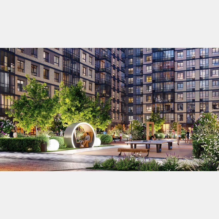 1-к. квартира, 42,3 м², 3/12 эт.