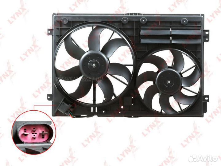 Lynxauto RF-1661 Вентилятор радиатора