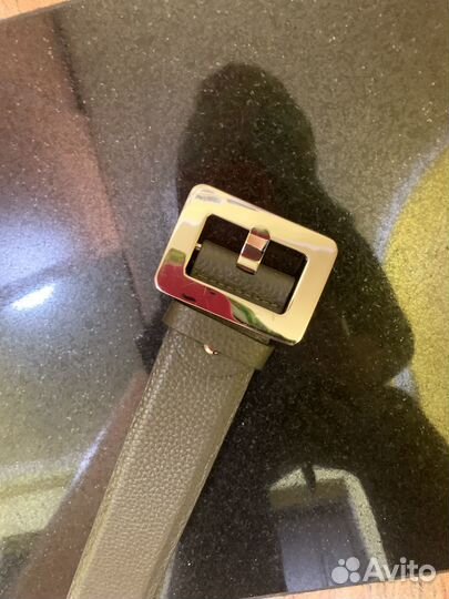 Ремень женский натуральная кожа широкий