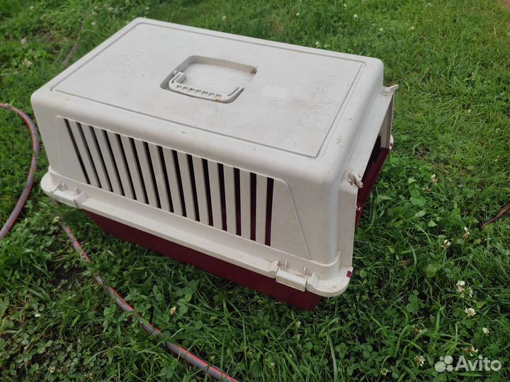 Бокс для собак 55/40/40 см, атлас 30, переносной