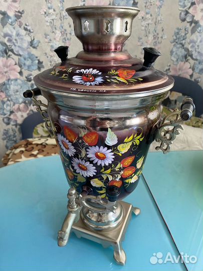 Самовар электрический расписной