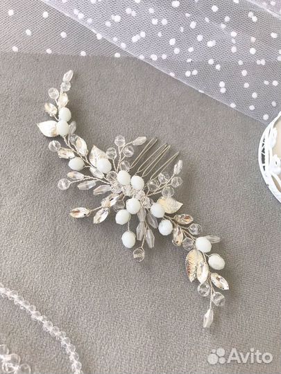 Свадебные и вечерние украшение в прическу