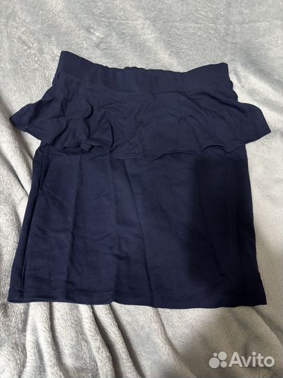 Юбка синяя Остин бу