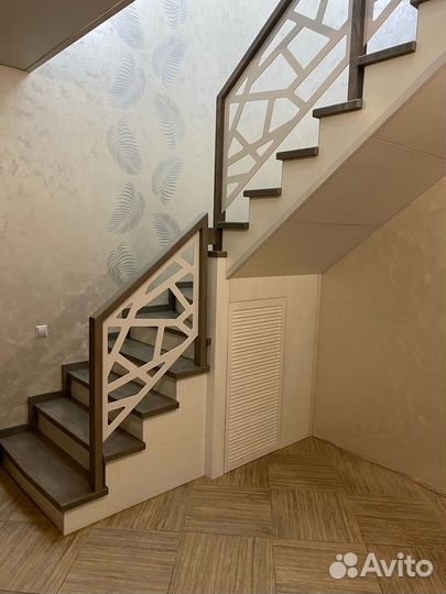 Лестница на металлокаркасе / изготовление лестниц