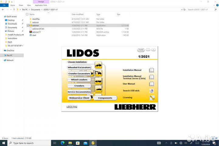 Liebherr Lidos Offline 01.2021 Оригинальные файл