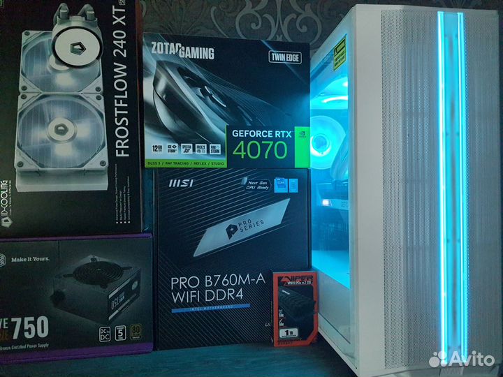 Мощный Пк RTX4070 12GB+Core i5 13490/32GB/1TB/WiFi