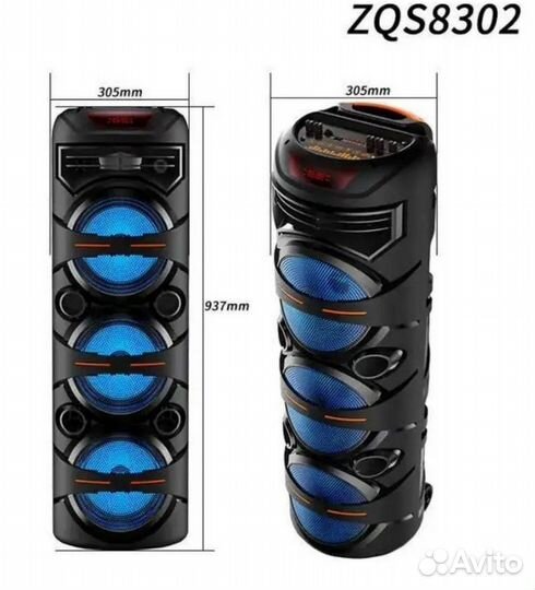 Беспроводная блютуз колонка ZQS8302