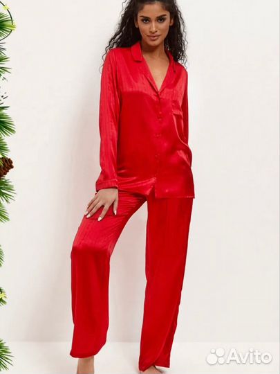 Пижама шелковая