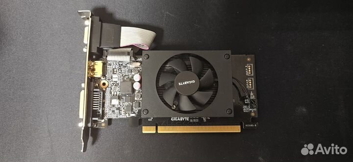 Видеокарта Nvidia GeForce Gigabyte GT 710 1Gb