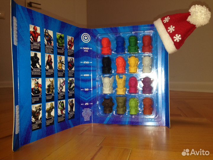 Набор ластики-стиратели marvel