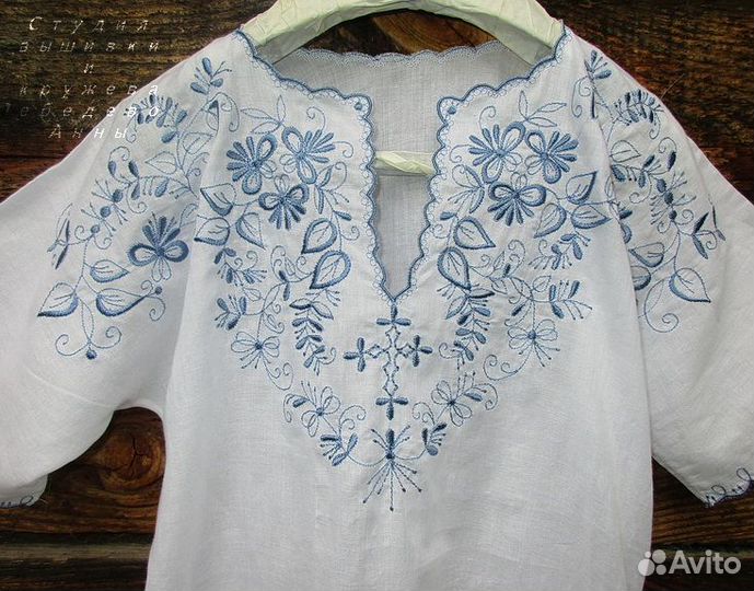 Крестильная рубашка для мальчика 91с