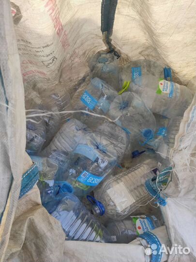 Пэт бутылка 5 л из под воды чистая