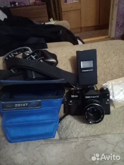Фотоаппарат Zenit12сд+объектив Helios44м-4 58мм1:2