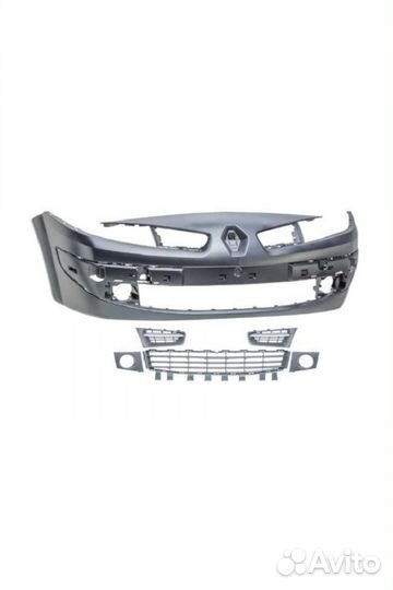 Бампер передний Renault Megane 2003- в цвет
