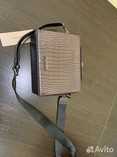 Сумка натуральная кожа и замша