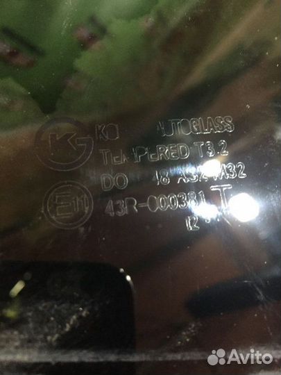 Стекло двери Hyundai Solaris 1 хэтчбек