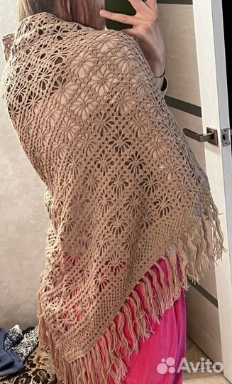 Вязаные платок/шаль/палантин