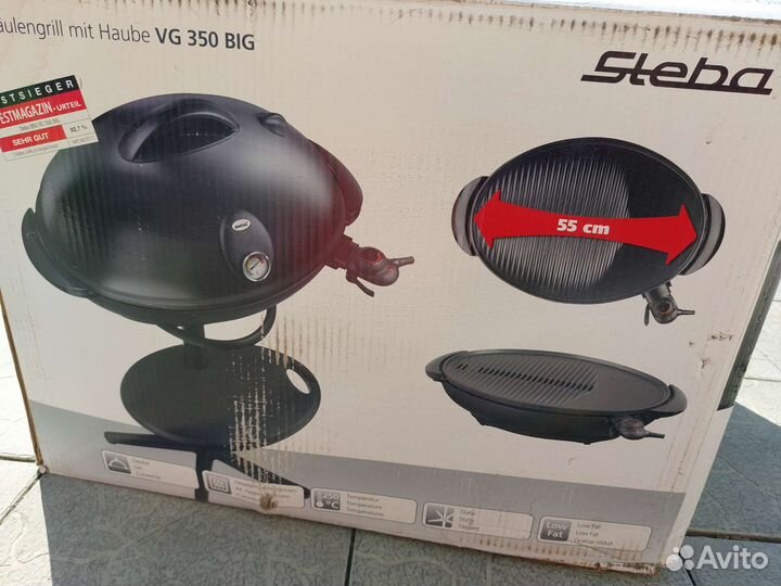 Гриль на балконе Электрогриль steba vg 350 big