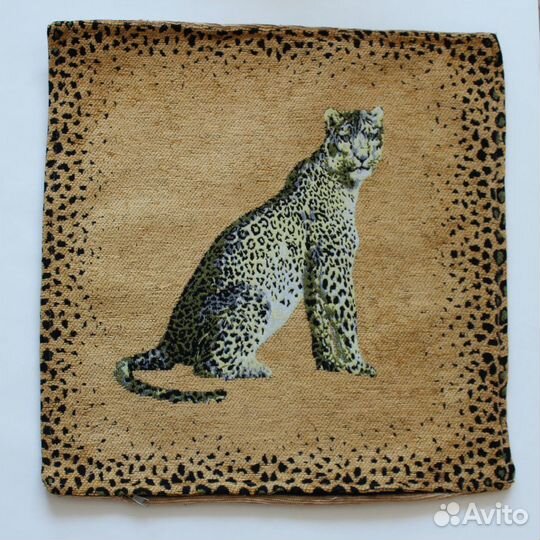 Чехол на подушку 40*40 см Леопард