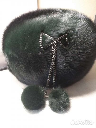 Шапка норковая женская