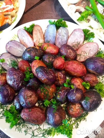 Картофель Сюрприз с розовой сердцевиной