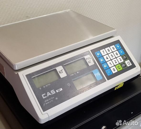 Весы CAS ER JR 15 CB Без стойки RS232 Com порт