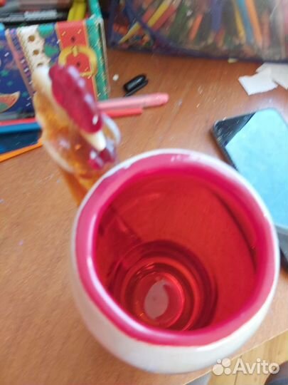 Пивная кружка цветного стекла