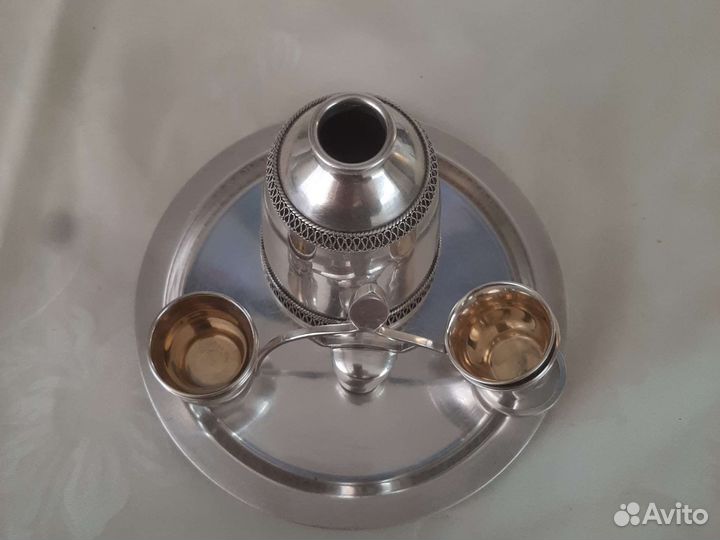 Графин с рюмками коньячный старинный