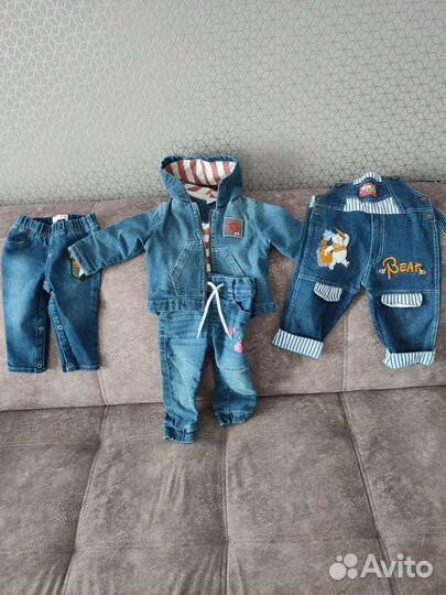 Детские вещи пакетом на мальчика 74 80