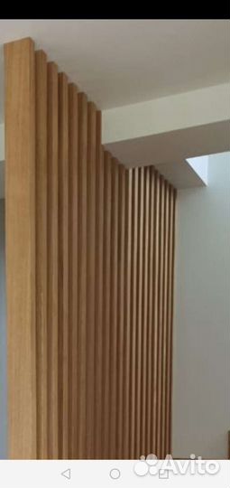 Перегородка из реек в Балашихе