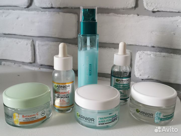 Уход для лица Garnier и Loreal