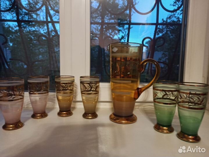 Кувшин с 6 стаканами