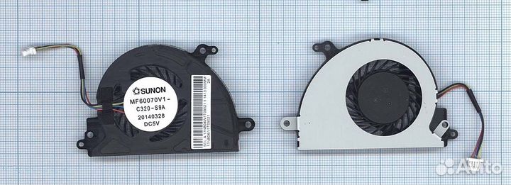 Кулер, вентилятор к Asus X453, X553, p/n: MF60070V