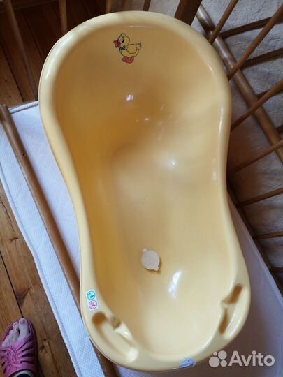 Детская кровать с матрасом 120 60 ванночкой