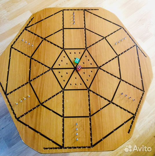 Настольная игра Крест (Парчис)