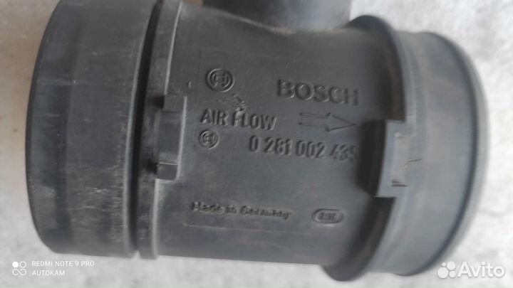 Датчик расхода воздуха Porsche cayenne