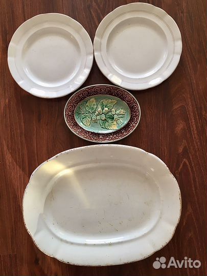 Тарелки блюдо лоток М.С. Кузнецов 1890-е