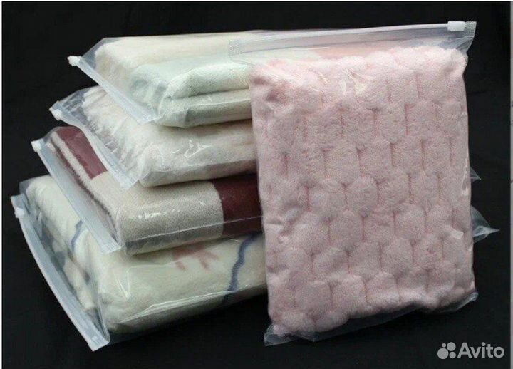 Пакеты зип лок слайдер белые матовые 100мкрн ева