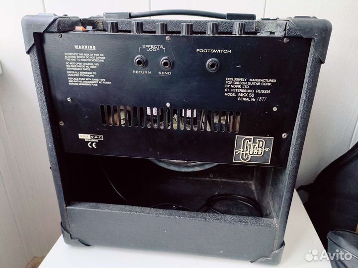 Ламповый комбоусилитель Novik by Gibson 50вт