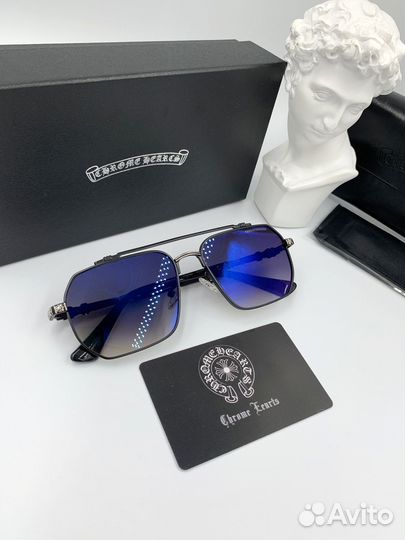 Солнцезащитные очки Chrome Hearts зеркальные (601)