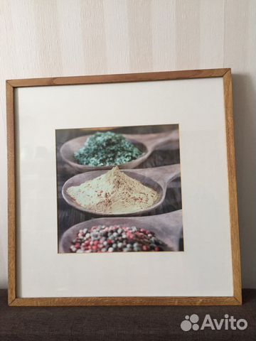 Рамка со стеклом 52*52 Икеа, постер