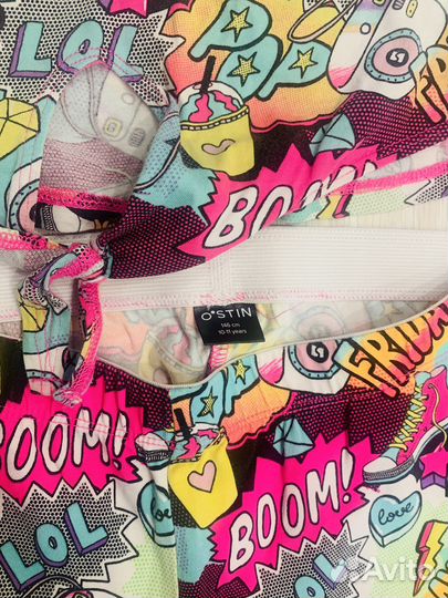 Яркий костюм на девочку 140-146