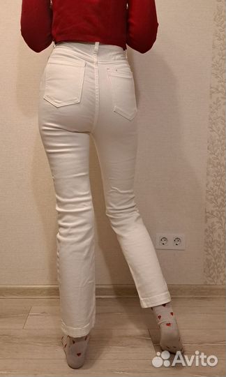 Белые женские джинсы Lichi