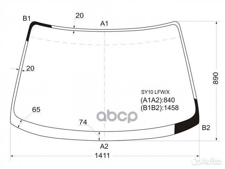 Стекло лобовое nissan AD/wingroad/sunny califor