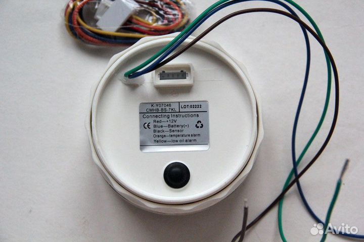 Тахометр со счётчиком моточасов с индикаторами 0-7