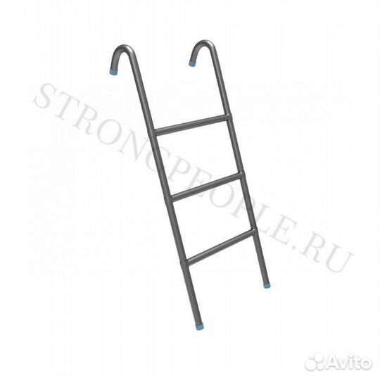 Батут unix line Classic 8 ft с сеткой и лестницей