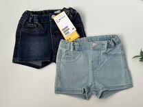 Новые джинсовые шорты H&M 68 74