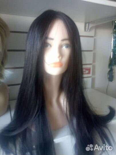 Парик 1 mga mono ручной работы kanekalon